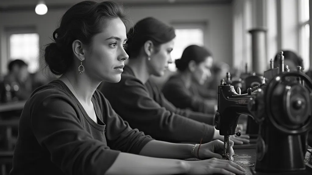 Sewing Factory Worker