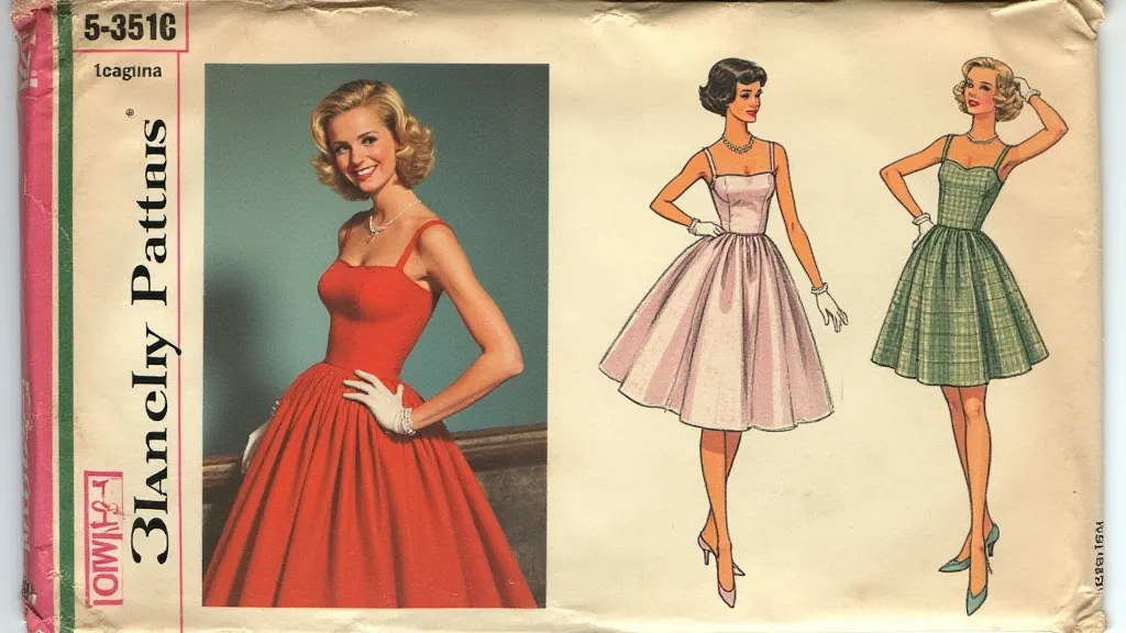 Vintage Simplicity Sewing Pattern Envelope (1950s)