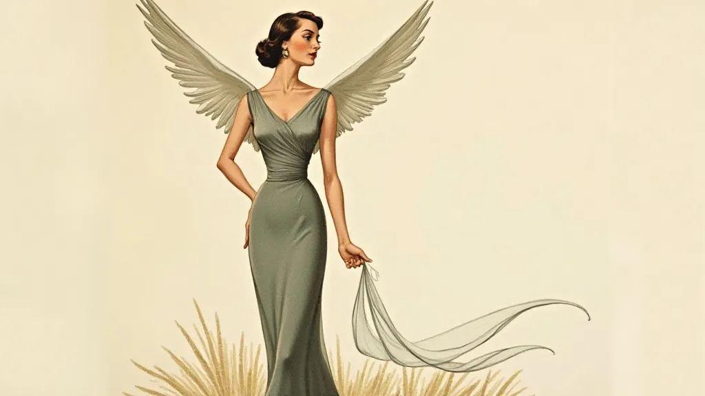 Surrealist fashion illustration