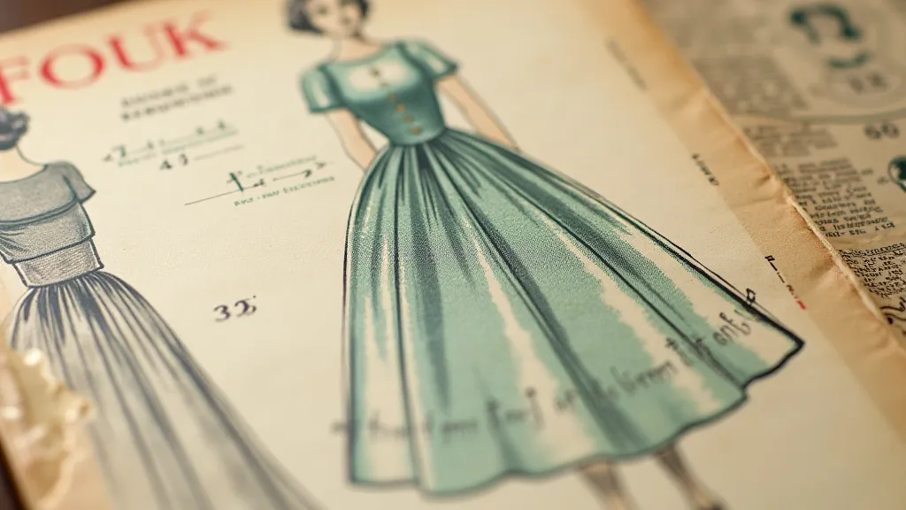 Vintage sewing pattern