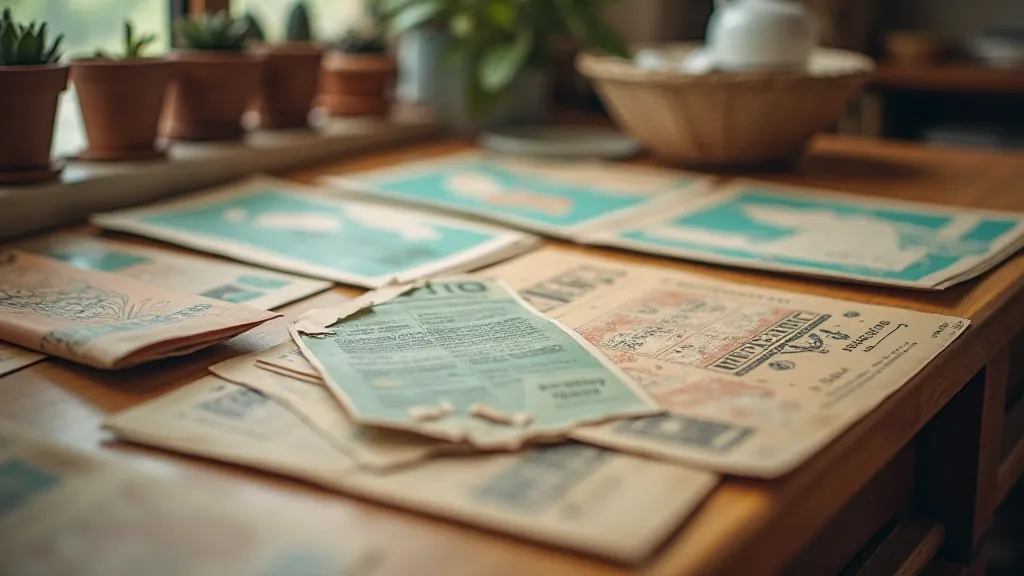 Collection of vintage sewing patterns